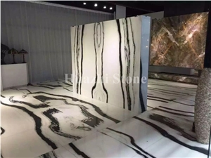 Panda White Marble Tiles & Slabs, Chinese Marble, Interior Design