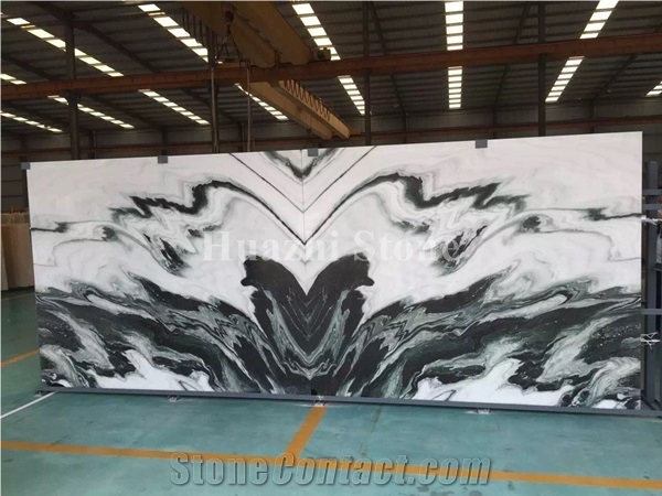 Panda White Marble Tiles & Slabs, Chinese Marble, Interior Design