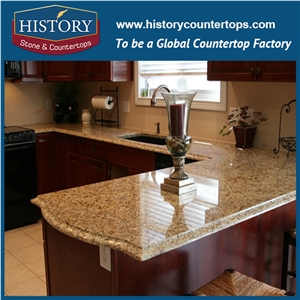 Brazil Gold Granite Countertops Kitchen Bar Top Island Worktop for Usa Brazil Gold Granite Countertops Kitchen Bar Top Island Worktop for Usa