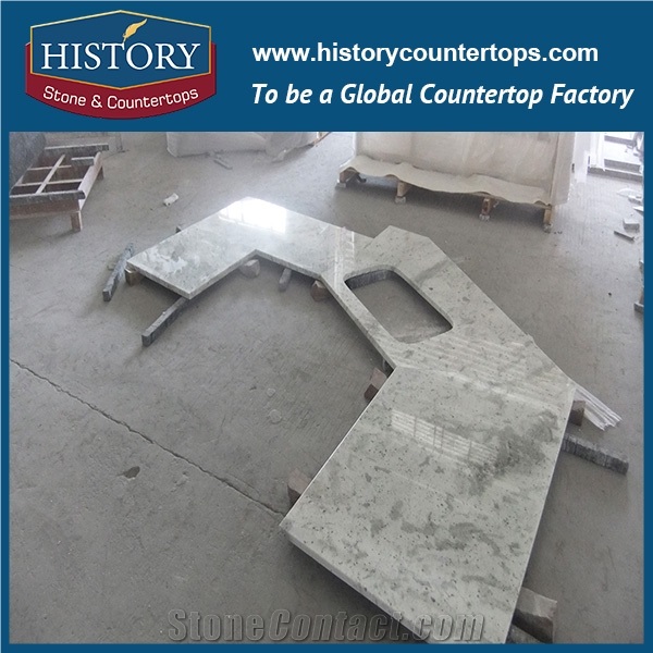 China Ocean Galaxy Marble Kitchen Countertop Island Top Bar Workstop