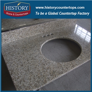Navajo White Granite Bath Countertops Hotel Multi-Family Bathroom Base