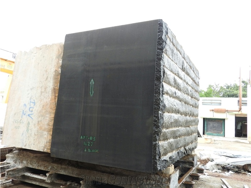 Jet Black Blocks, Absolute Black Granite Block