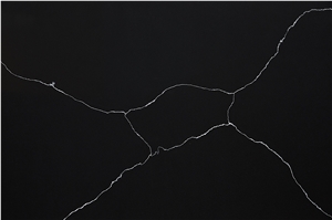 Black Quartz Nero Marquina 05 Quartz Tiles&Slabs Flooring&Walling