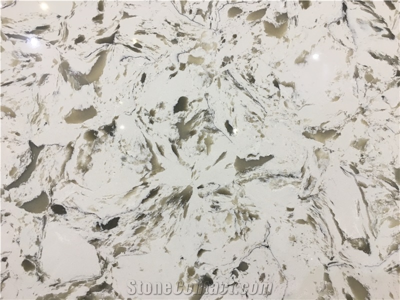 Marble Vein Quartz Lf-V Quartz Tiles&Slabs Quartz Flooring&Walling