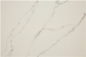 Quartz Slabs Snow White 14 Vm-17527 Quartz Tiles Flooring&Walling