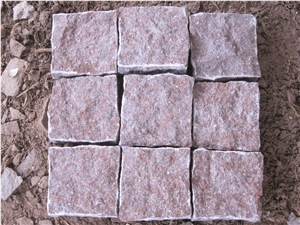 Red Porphyry / China Red Shouning Porphyry Cube Stone & Pavers ,Cut to Size