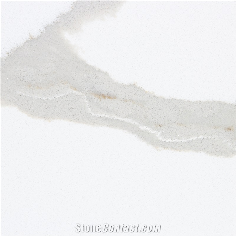 White Quartz Xka9130-Calacatta Gold Quartz Tiles&Slabs Flooring