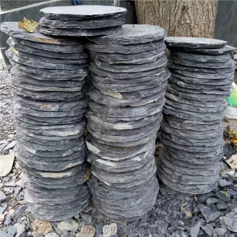 Cheap Garden Round Slate Paving Stone Outdoor Flagstone Stepping