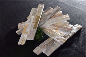Natural White/Rusty Ledge Stone Slate Culture Stone for Wall Decor