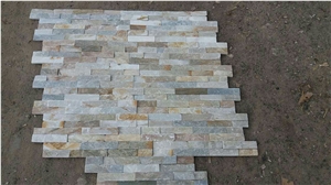 Natural White/Rusty Ledge Stone Slate Culture Stone for Wall Decor