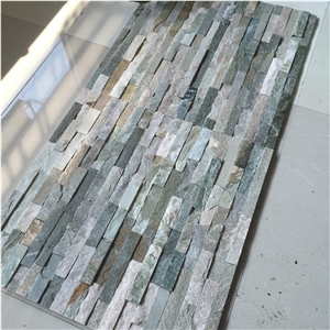 Natural White/Rusty Ledge Stone Slate Culture Stone for Wall Decor