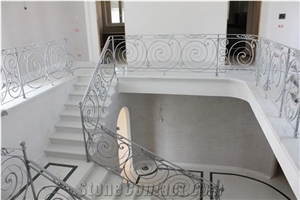 Acqua Bianca Marble, Bianco Carrara White Slabs & Tiles, Custom Size