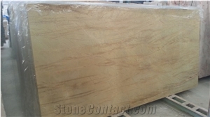 Amarillo Triana Yellow Marble Slab Floor Covering Tiles, Walling Tiles