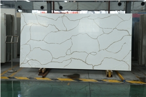 Artificial Stone Calacatta White Marble Slabs&Tiles,