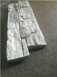 Beautiful China White and Grey Marble/Cultured Stone with Split Face