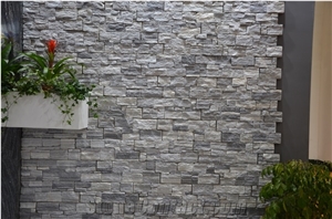 Beautiful China White and Grey Marble/Cultured Stone with Split Face