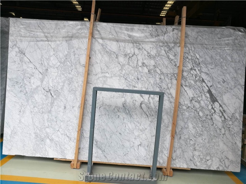 Bianco Carrara Venato White Marble Slabs Wall Covering/Floor/Paneling