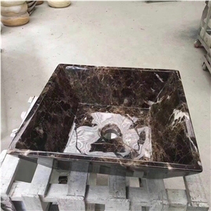 Black and Gold Marble for Basins&Sinks