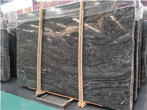 Black Wooden Vein Marble Slabs&Tiles,Chinese Manufactory&Factory Decor