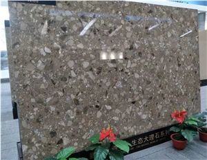 Cafe Brown Artificial Stone Slab&Tile,Hosehold Decoration