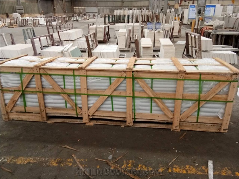 Calacatta White Quartz Stone Big Slabs, Cut Size Polished