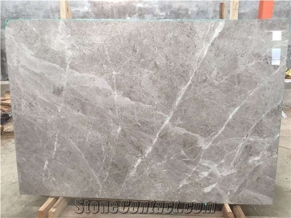Castle Grey Marble with White Interlocked Grain for Hotel Project
