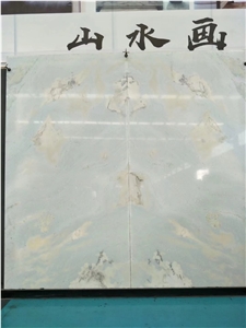 Changbai White Jade Light Blue Marble for Wall and Floor Covering
