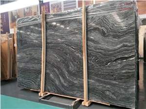 China Black Forest Marble, Antique Wood Marble, Black Wood Marble