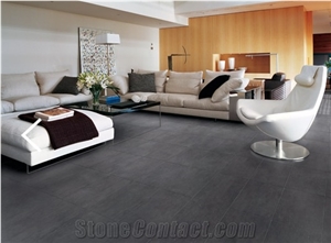 China Hainan Black Basalt Andesite Tiles & Slabs for Floor and Wall