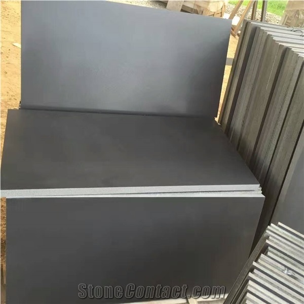 China Hainan Black Basalt Tiles for Floor and Wall Paving Slab