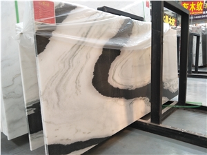 China Panda White Slabs/Black and White Multicolor Marble, House Decor