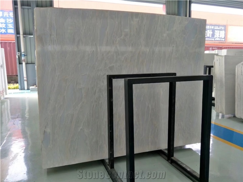 China White Marble Tiles,Cary Ice Marble,Polished Surface