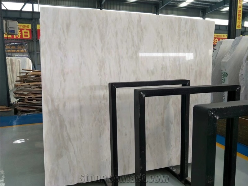 China White Marble Tiles,Cary Ice Marble,Polished Surface