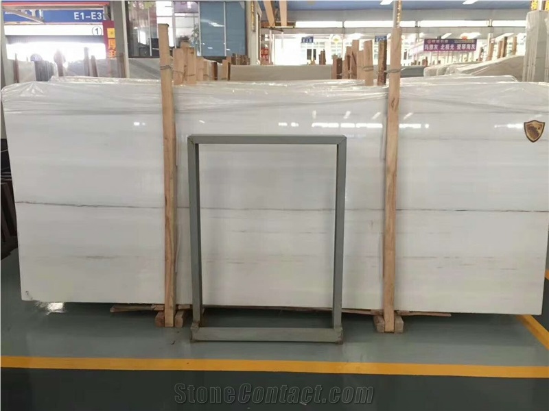 China white with little grey veins for floor covering polished