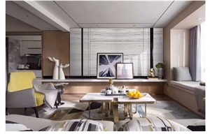 China white with little grey veins for floor covering polished