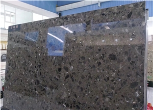 Chinese Dark Emperador Artificial Stone Slabs&Tiles,Polished and Honed