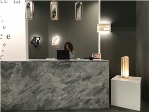 Chinese Factory Supply Custom Design Grey Marble Slabs for Office