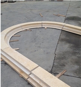 Cream Marfil Beige Marble Window Sill with Good Quality