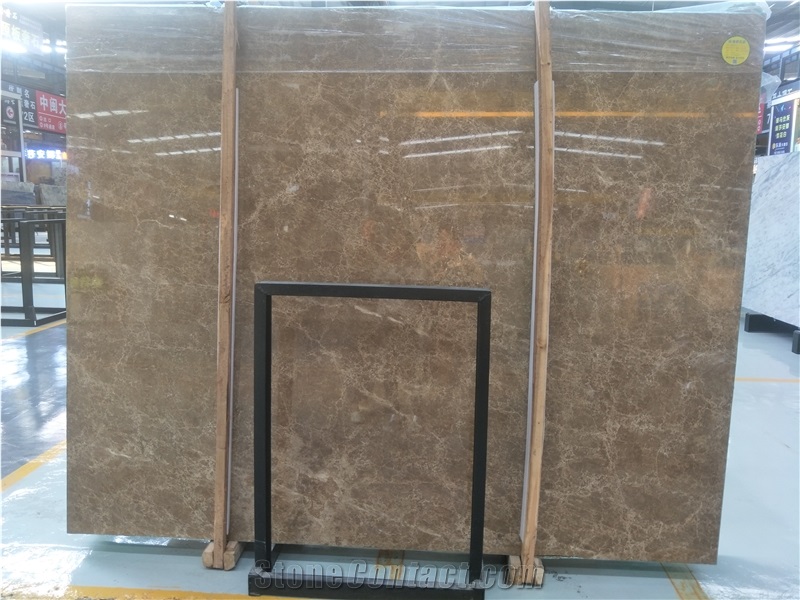 Crystal Emperador Light Marble Slab, Turkey Brown Marble Tiles