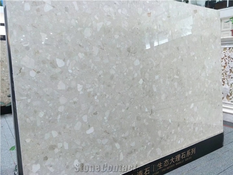 Crystal White Artificial Stone Slabs&Tiles, Crystal White Artificial