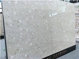 Crystal White Artificial Stone Slabs&Tiles, Crystal White Artificial