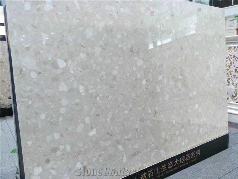 Crystal White Artificial Stone Slabs&Tiles, Crystal White Artificial