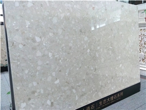 Crystal White Artificial Stone Slabs&Tiles, Crystal White Artificial