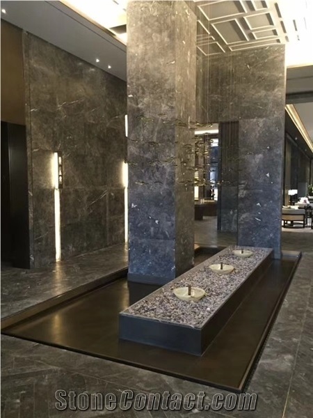 Cut to Size Grey Marble Slabs for Restaurants Wall&Floor Decoration