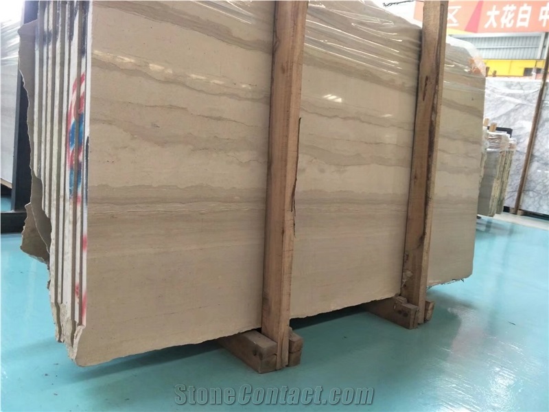 Dark Beige Wooden Veined Marble for Store, China Serpeggiante Scuro