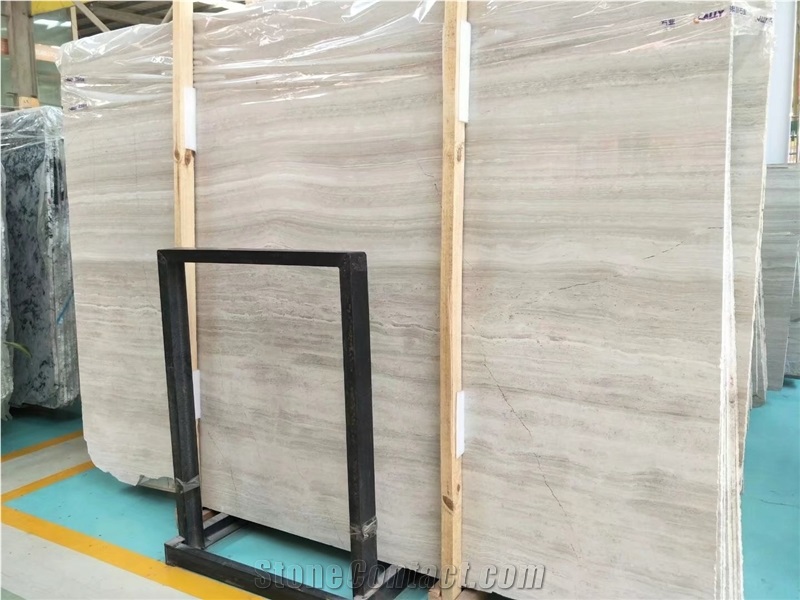 Dark Beige Wooden Veined Marble for Store, China Serpeggiante Scuro