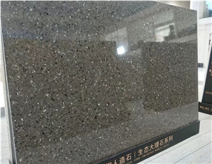 Dark Brown Artificial Stone Slab&Tile,Office Decoration,Good Quality