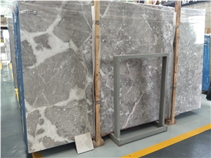 Dora Cloud Grey Marble Slabs and Tiles Polished for Countertops