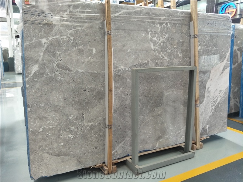 Dora Cloud Grey Marble Slabs and Tiles Polished for Paving,Countertops