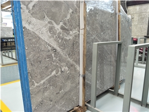 Dora Cloud Grey Marble Slabs and Tiles Polished for Paving,Countertops